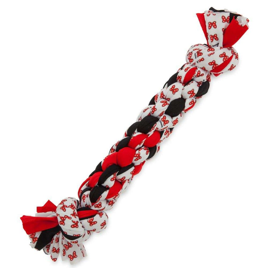 Home & Decor * | Exclusive Disney Tails Pull Toy Minnie Mouse Braided