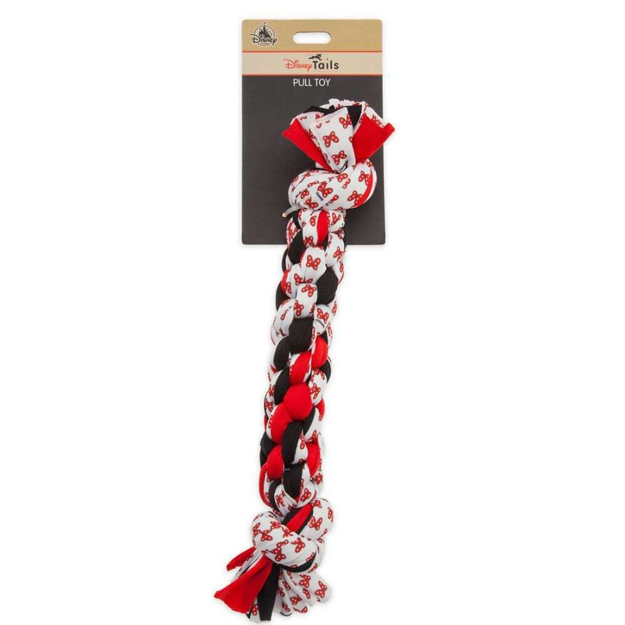 Home & Decor * | Exclusive Disney Tails Pull Toy Minnie Mouse Braided