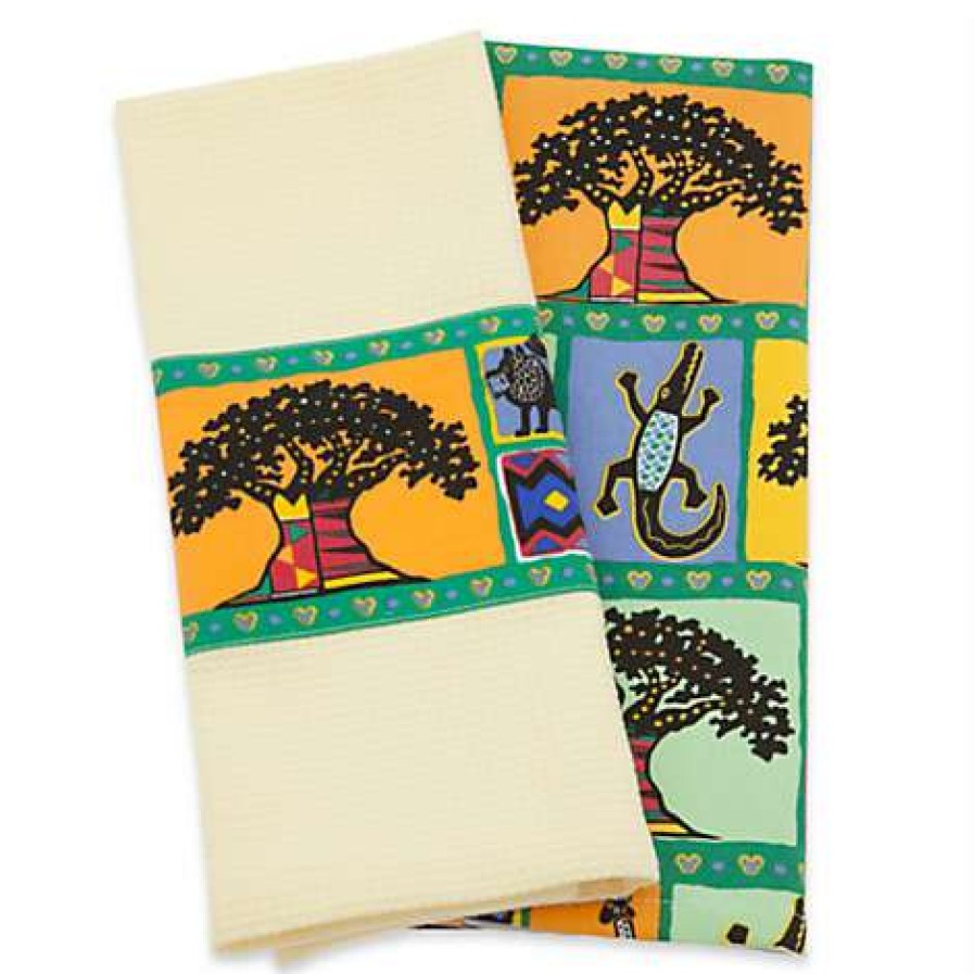 Home & Decor * | New Arrivals Disney Kitchen Towel Set Disney'S Animal Kingdom