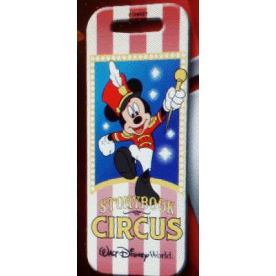 Home & Decor * | Flash Sale Disney Engraved Id Tag Storybook Circus Mickey Mouse