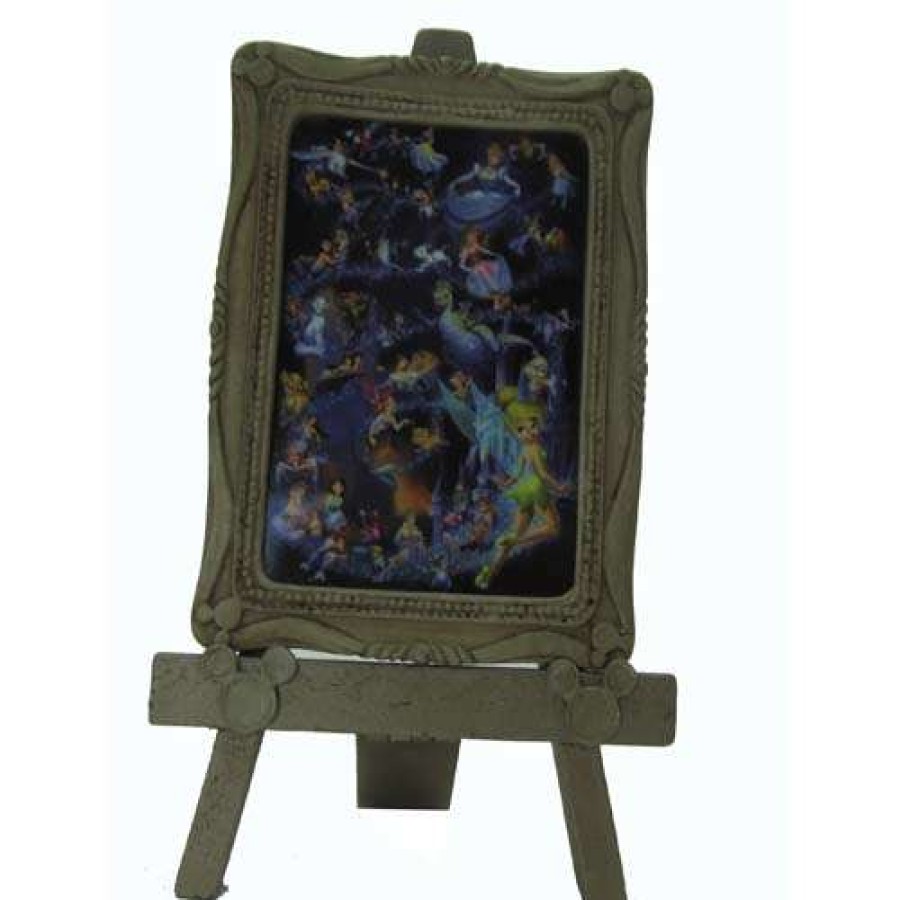 Home & Decor * | Top Sell Disney Magnet Wooden Easel With Magnetic Frame Cast Of Characters