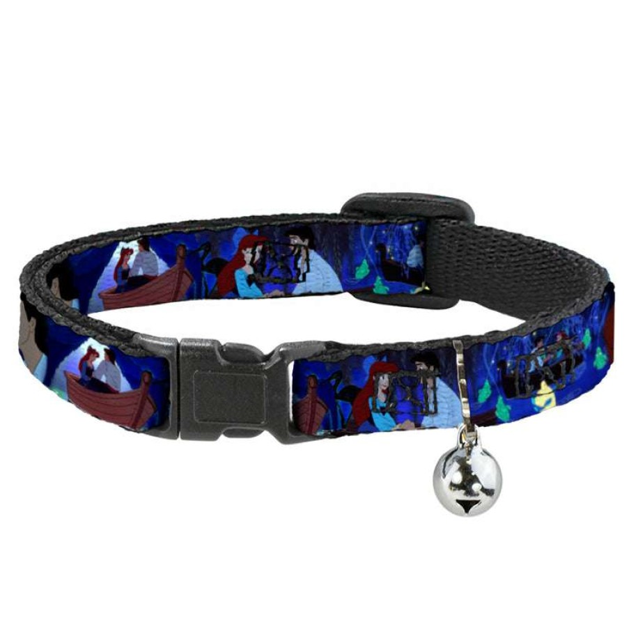 Home & Decor * | Wholesale Disney Designer Cat Collar Ariel And Eric Boat Scene