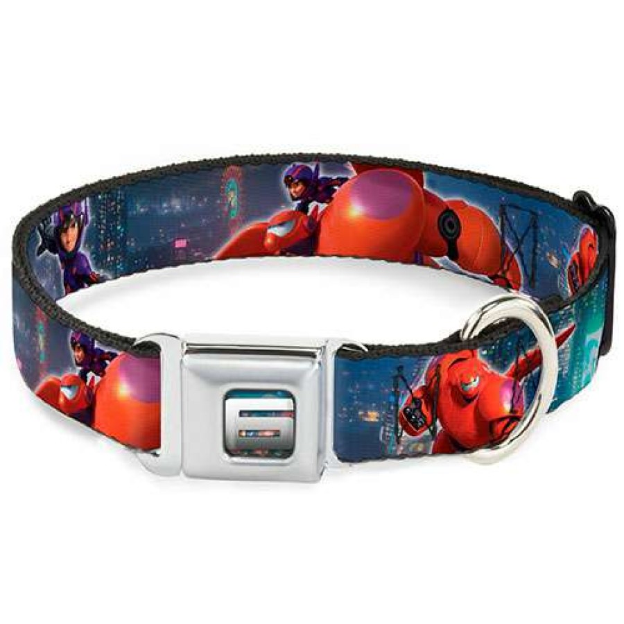 Home & Decor * | Best-Selling Disney Designer Pet Collar Baymax & Hero San Fransokyo