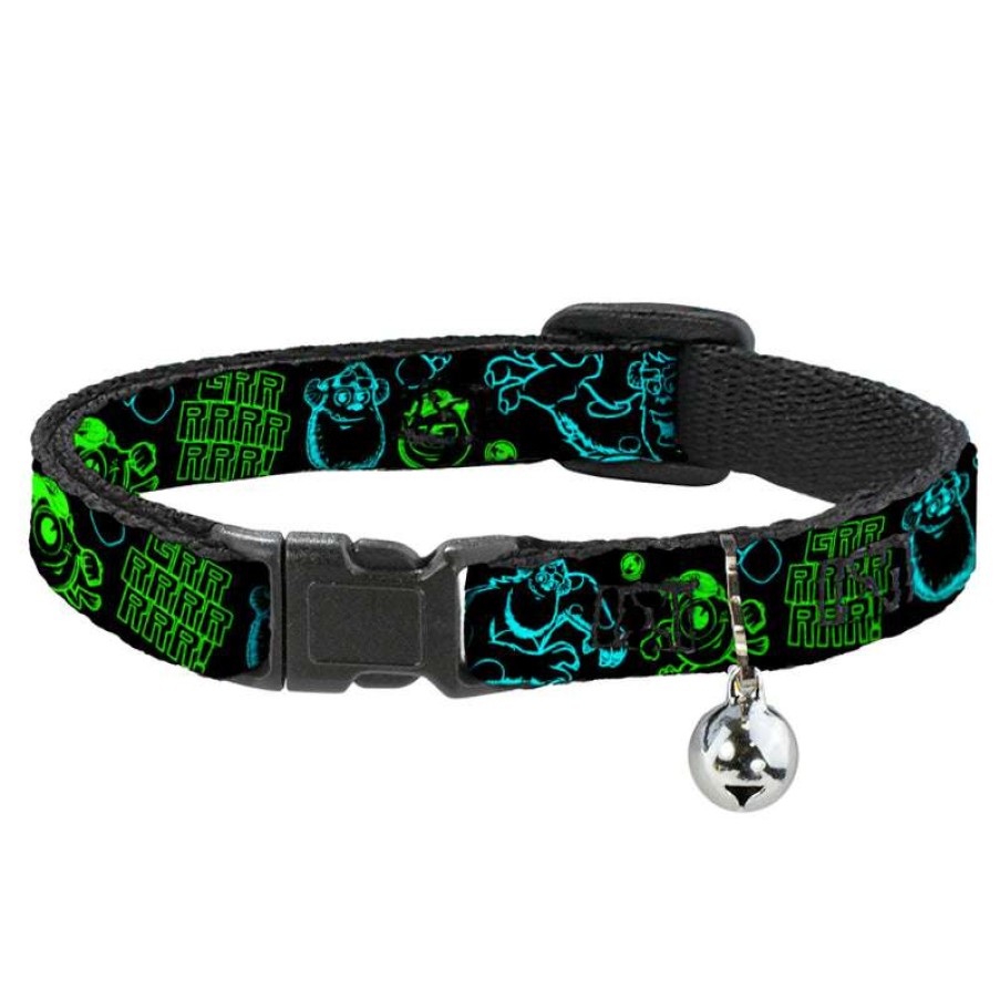 Home & Decor * | Hot Sell Disney Designer Cat Collar Sully And Mike Poses