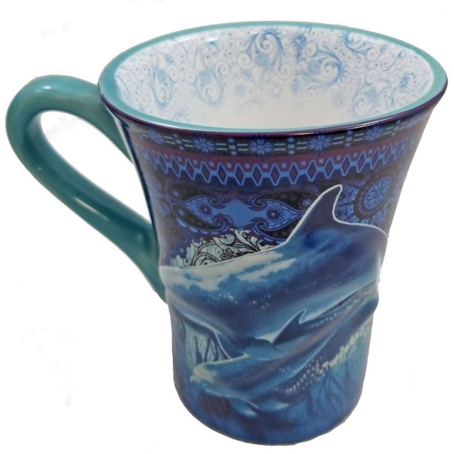 Home & Decor * | Best Sellers Disney Seaworld Coffee Cup Bali Dolphin