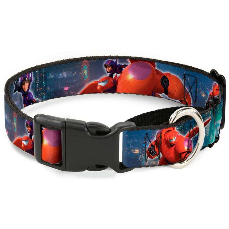 Home & Decor * | Disney Designer Martingale Dog Collar Hiro & Baymax Best Quality