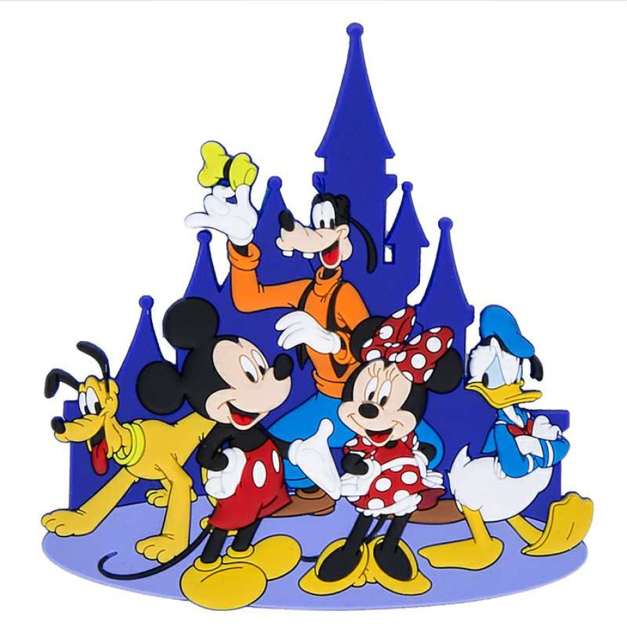 Home & Decor * | Disney Magnet Mickey And Friends At Castle Pvc Exclusive