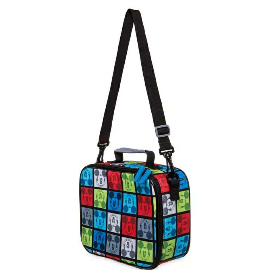 Home & Decor * | Disney Lunch Box Mickey Mouse Squares Exclusive