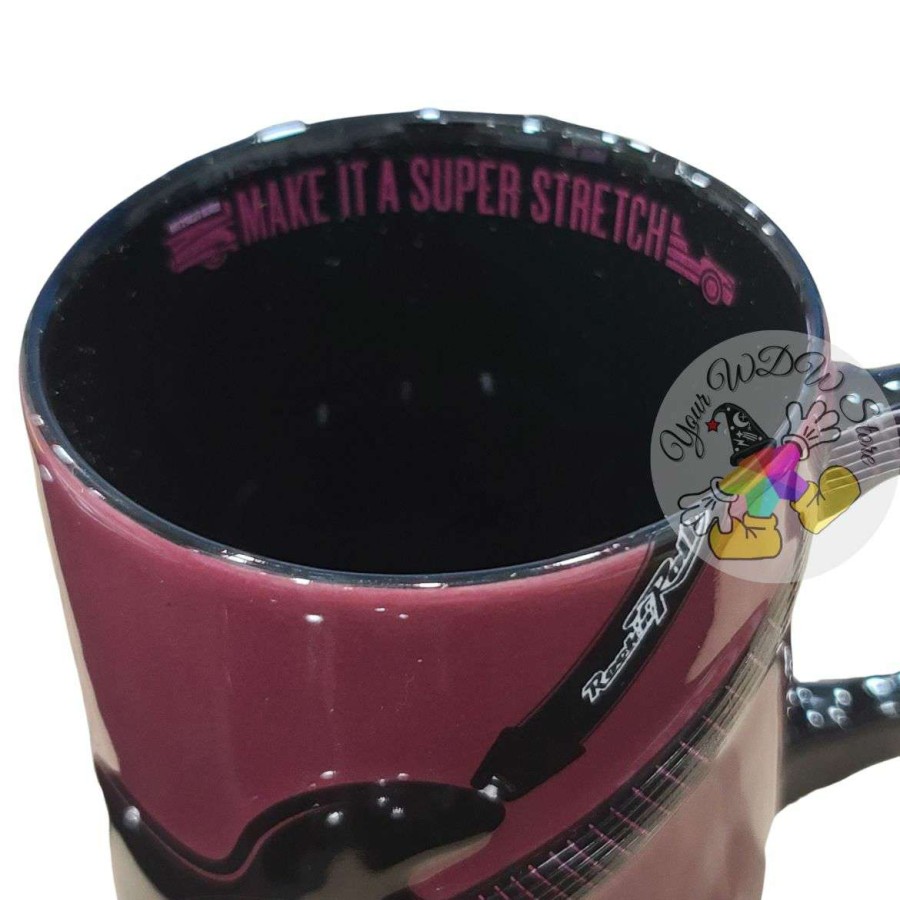 Home & Decor * | Disney Mug Rock'N Roller Coaster Guitar Handle Online