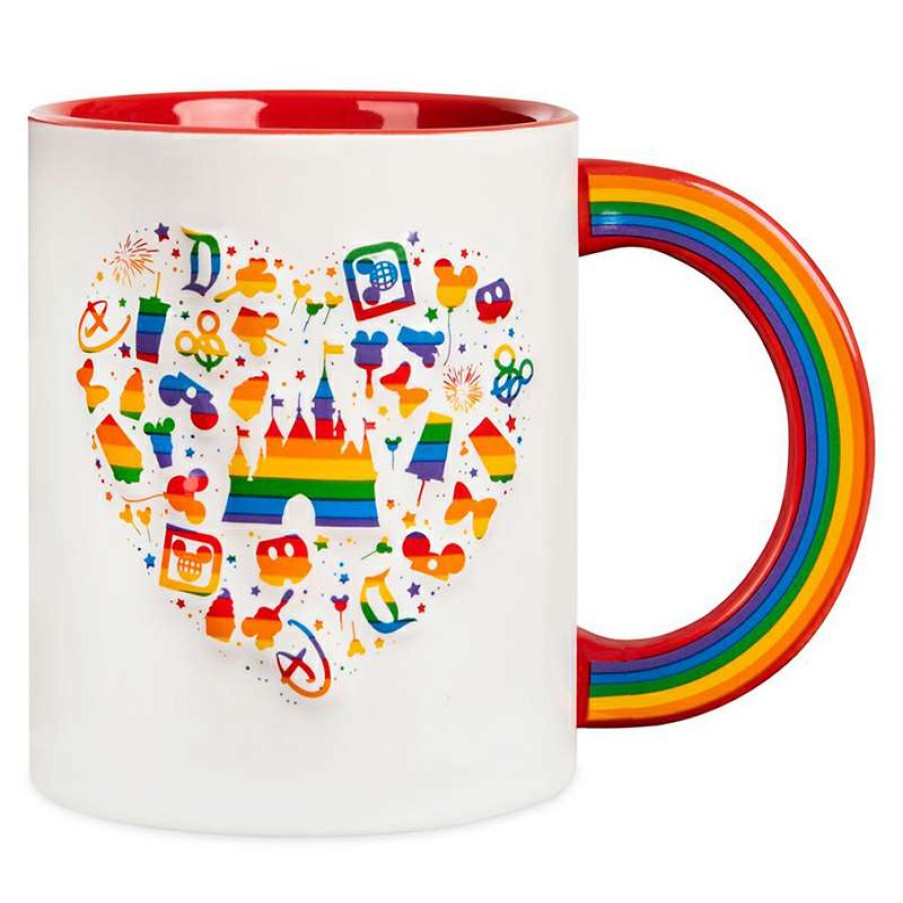 Home & Decor * | Disney Coffee Mug Rainbow Disney Collection My Happy Place Hot Sell