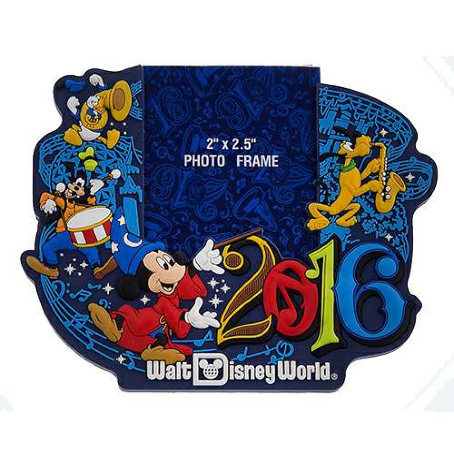 Home & Decor * | Disney Photo Frame Magnet 2016 Music Magic Memories Logo Cheaper