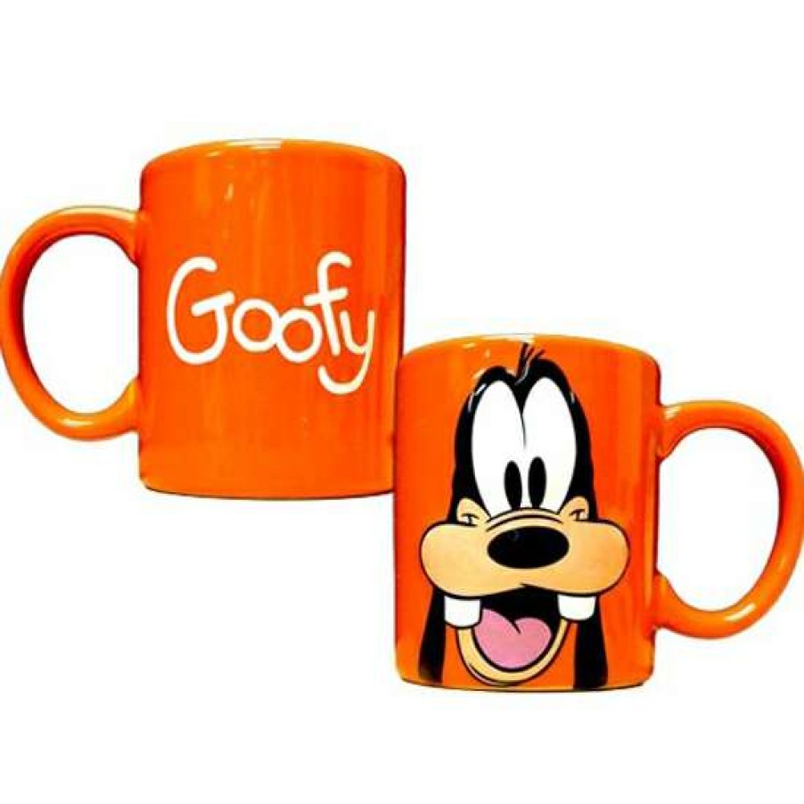 Home & Decor * | Top Sellers Disney Goofy Full Face Relief Mug