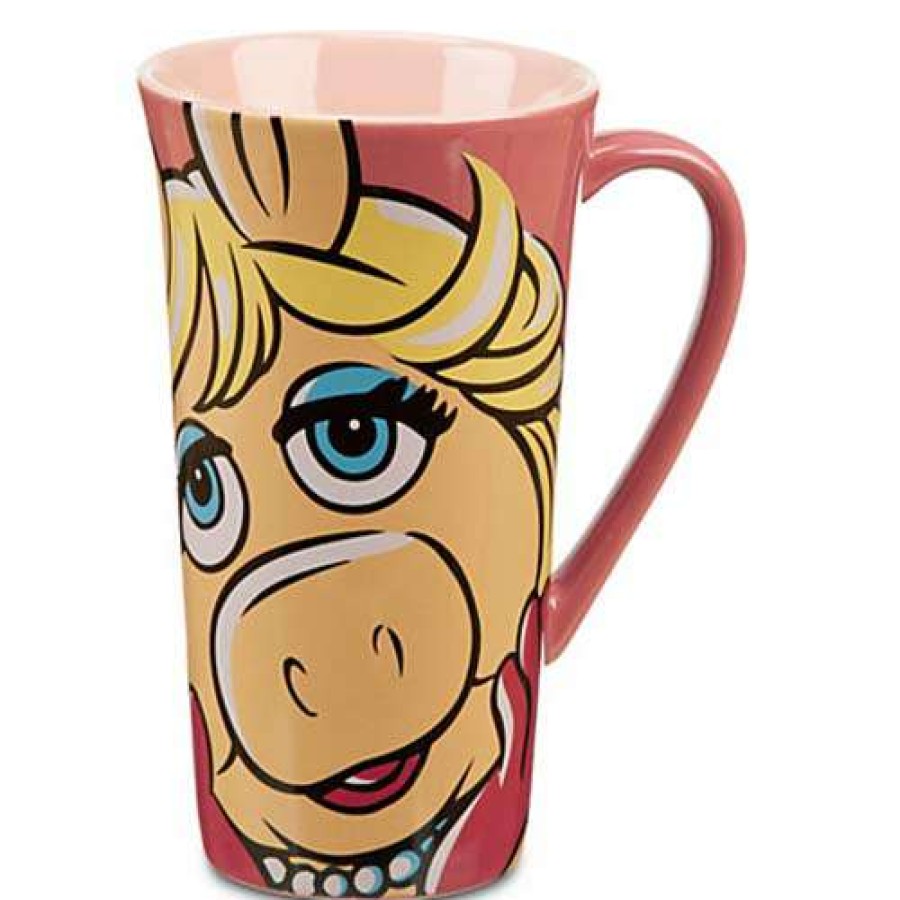 Home & Decor * | Hot Selling Disney Coffee Cup Muppets Most Wanted Miss Piggy