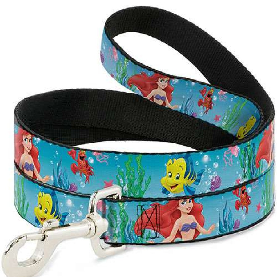 Home & Decor * | Bestsellers Disney Designer Pet Leash The Little Mermaid Under The Sea