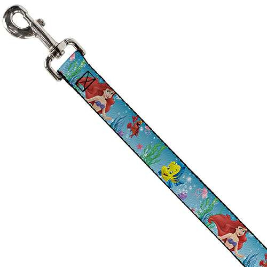 Home & Decor * | Bestsellers Disney Designer Pet Leash The Little Mermaid Under The Sea