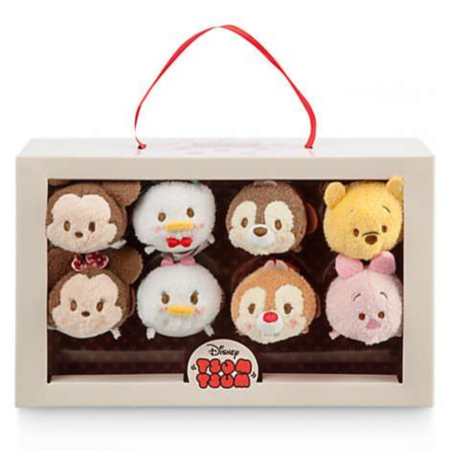 Home & Decor * | Disney Tsum Tsum Plush Set Valentine Candy Box Mickey & Friends Featured