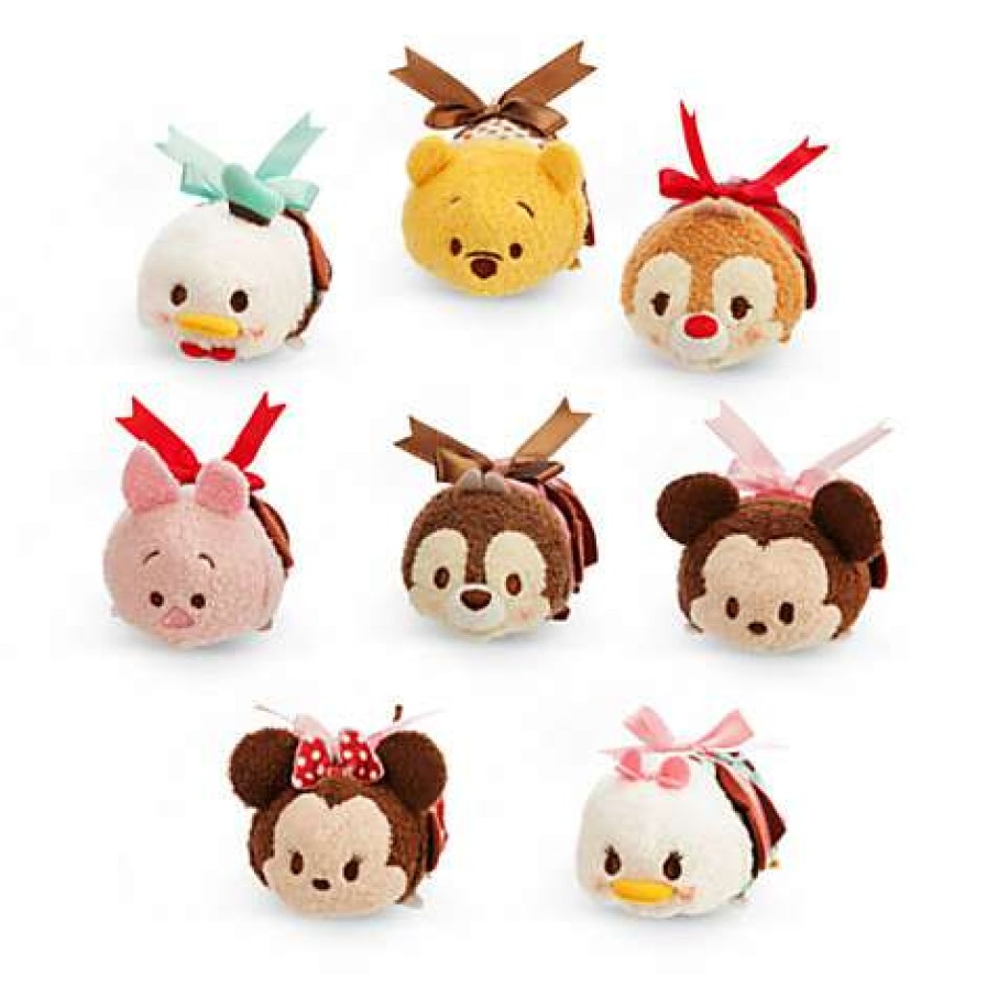 Home & Decor * | Disney Tsum Tsum Plush Set Valentine Candy Box Mickey & Friends Featured