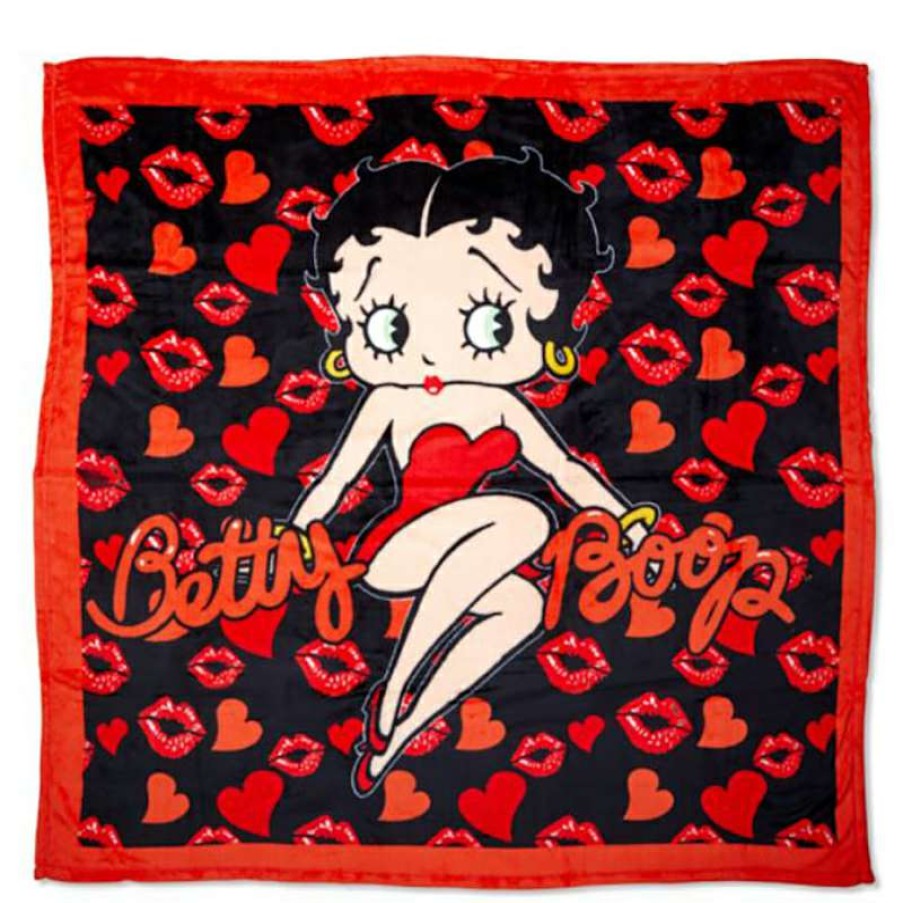 Home & Decor * | Universal Throw Blanket Betty Boop Sales Disney