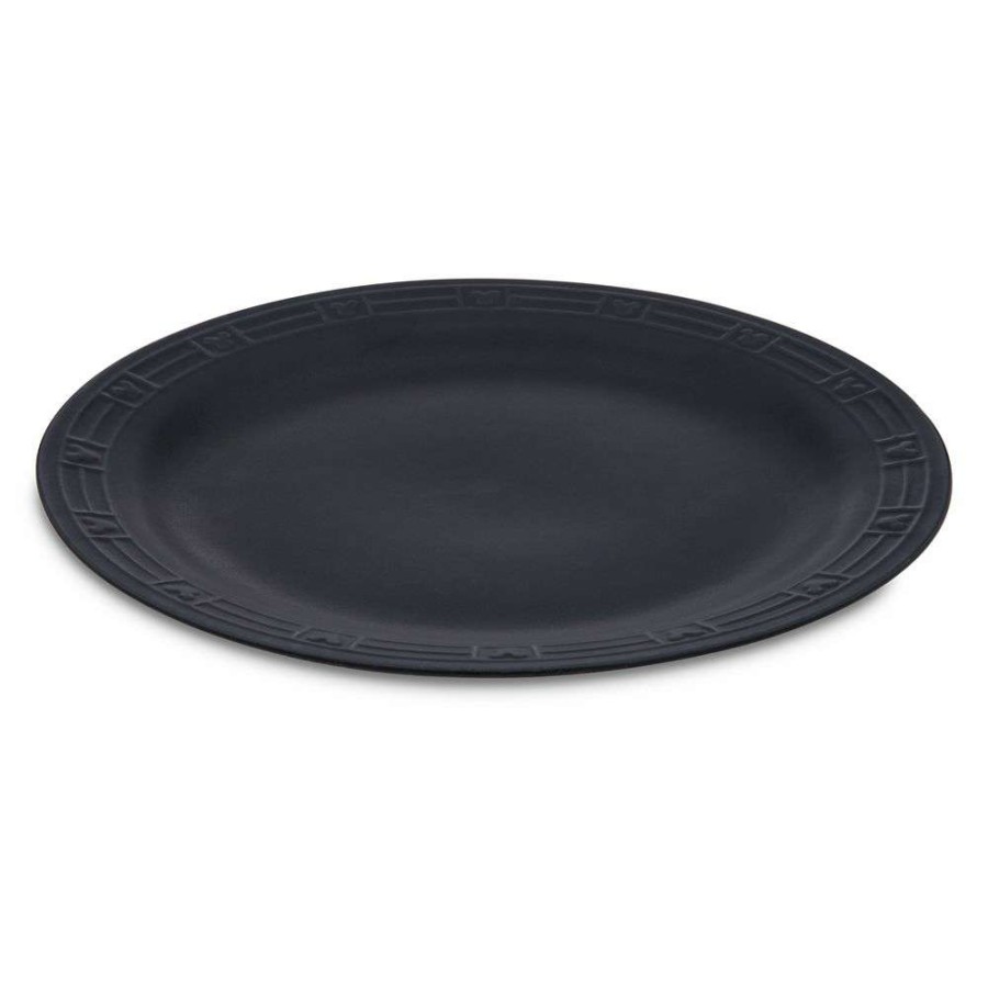 Home & Decor * | Disney Dinner Plate Mickey Mouse Homestead Black Official