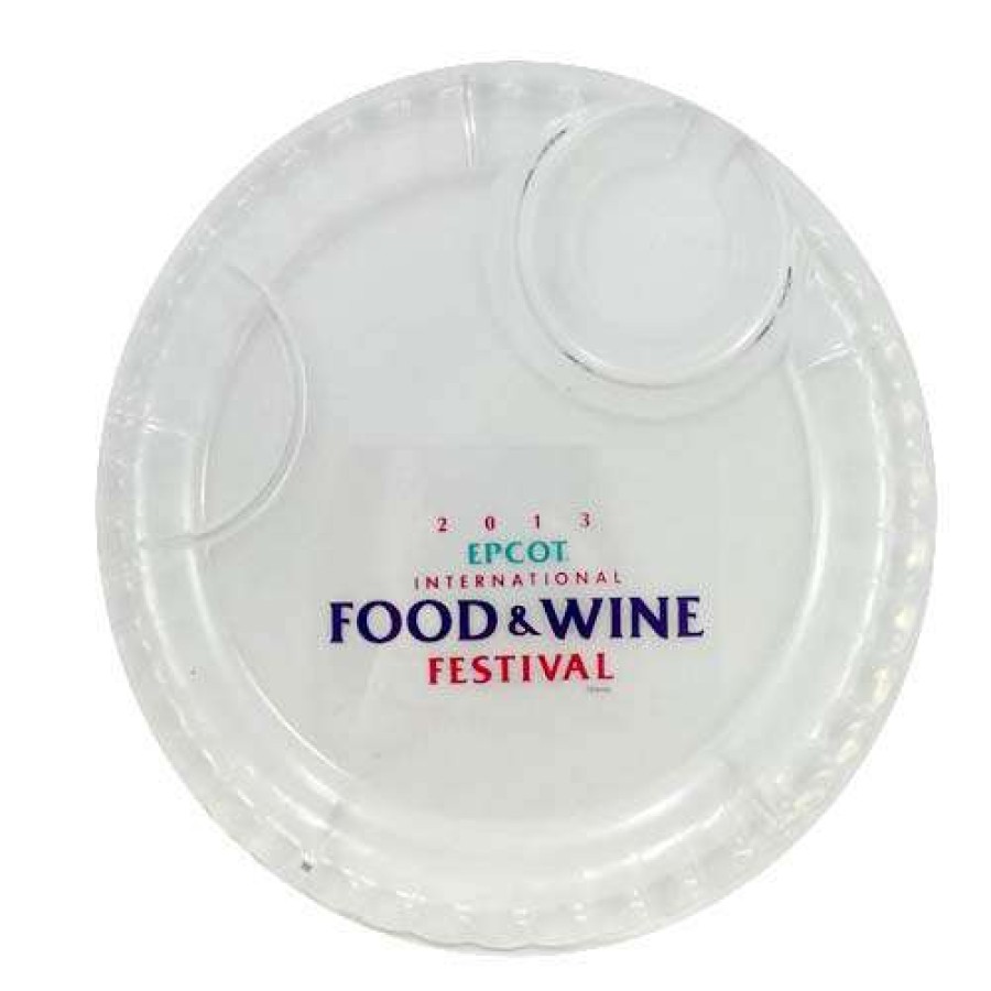 Home & Decor * | Best Sellers Disney Appetizer Plate Food And Wine Festival 2013