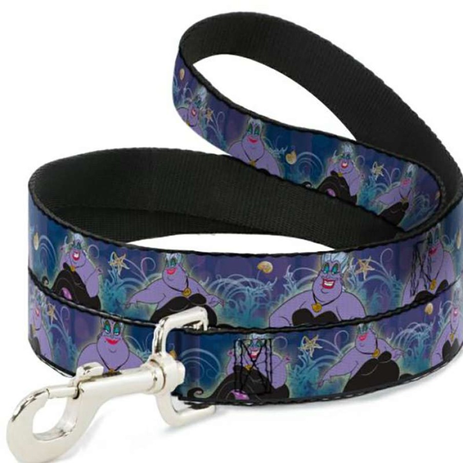 Home & Decor * | Limit Offer Disney Designer Pet Leash Little Mermaid Villain Ursula