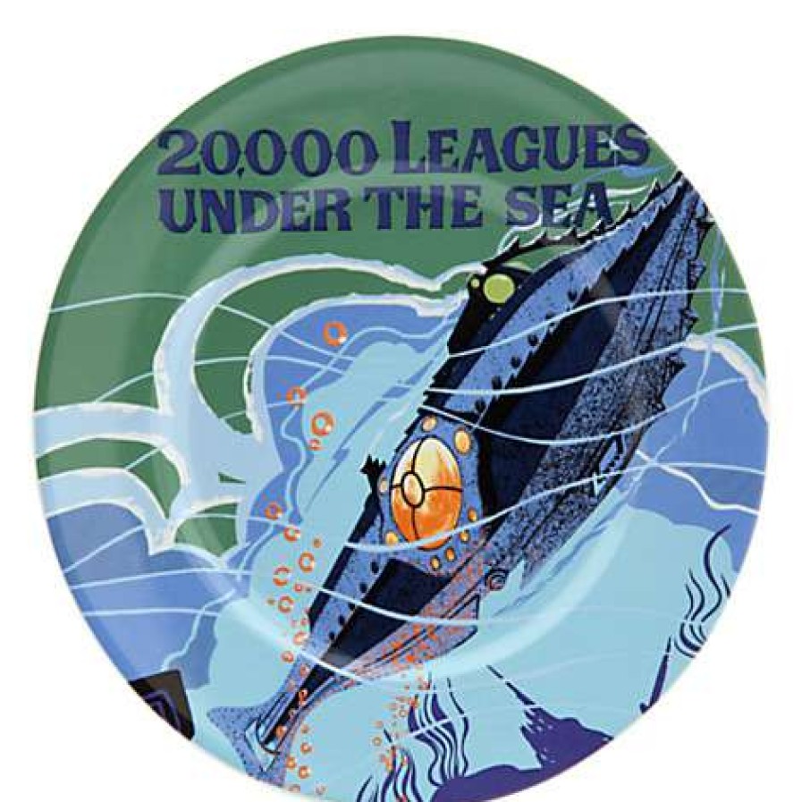 Home & Decor * | Popular Disney Dessert Plate Attraction Poster 20,000 Leagues Under The Sea