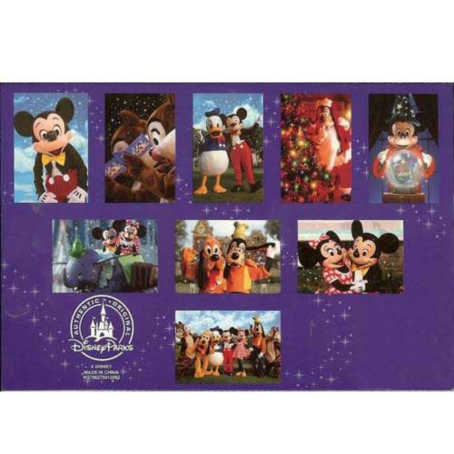 Home & Decor * | Best Sellers Disney Postcard Set Walt Disney Theme Park Characters 10 Pk.