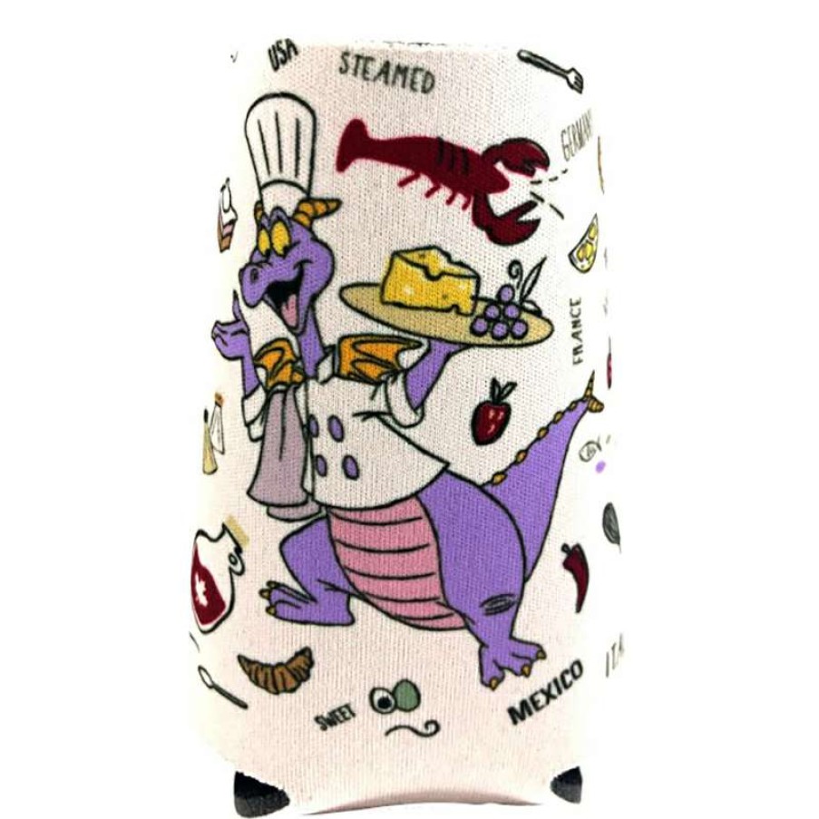 Home & Decor * | Disney Koozie Epcot Food And Wine Festival Figment Cheaper