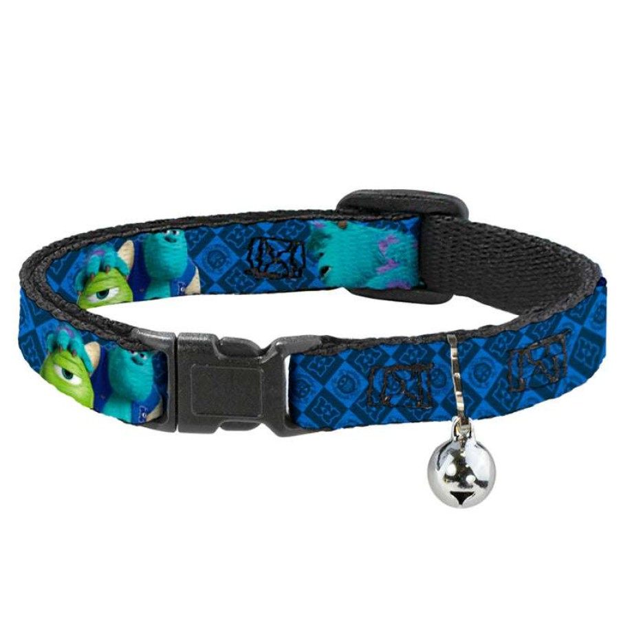 Home & Decor * | Hot Selling Disney Designer Cat Collar Monsters University Mike And Sully