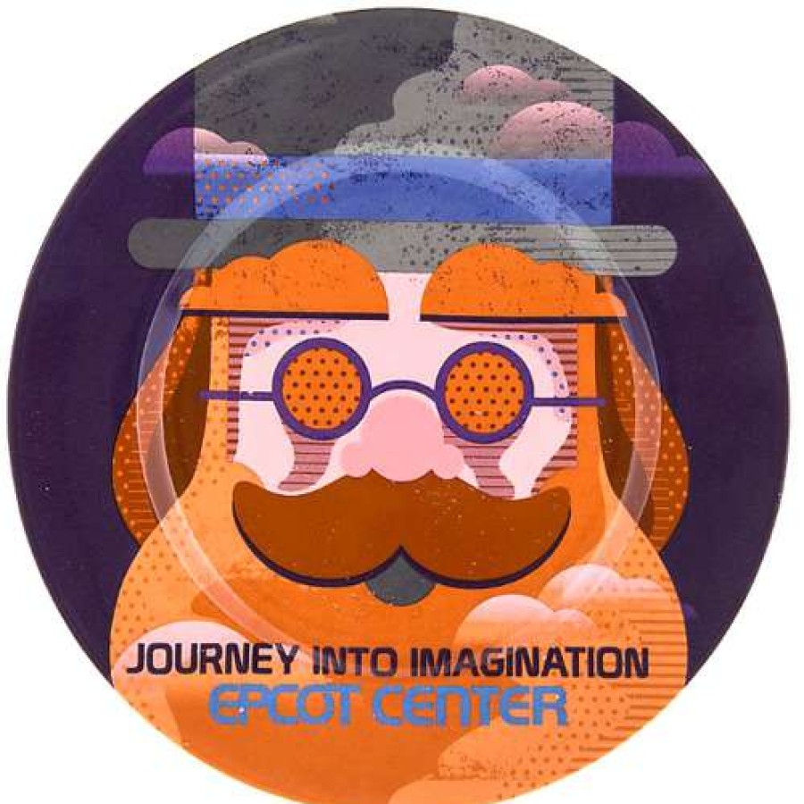 Home & Decor * | Official Disney Dessert Plate Attraction Poster Journey Into Imagination