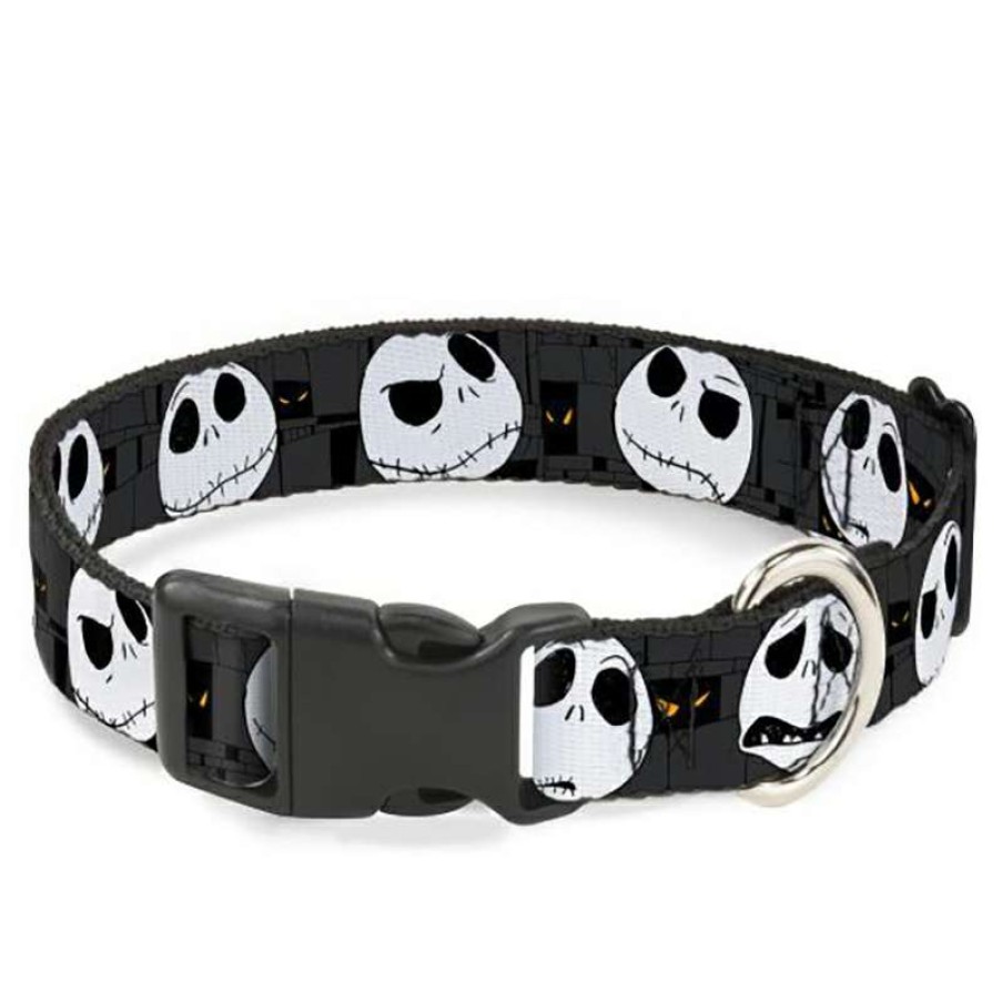 Home & Decor * | With Discount Disney Designer Breakaway Pet Collar Nbc Jack Expressions Gray