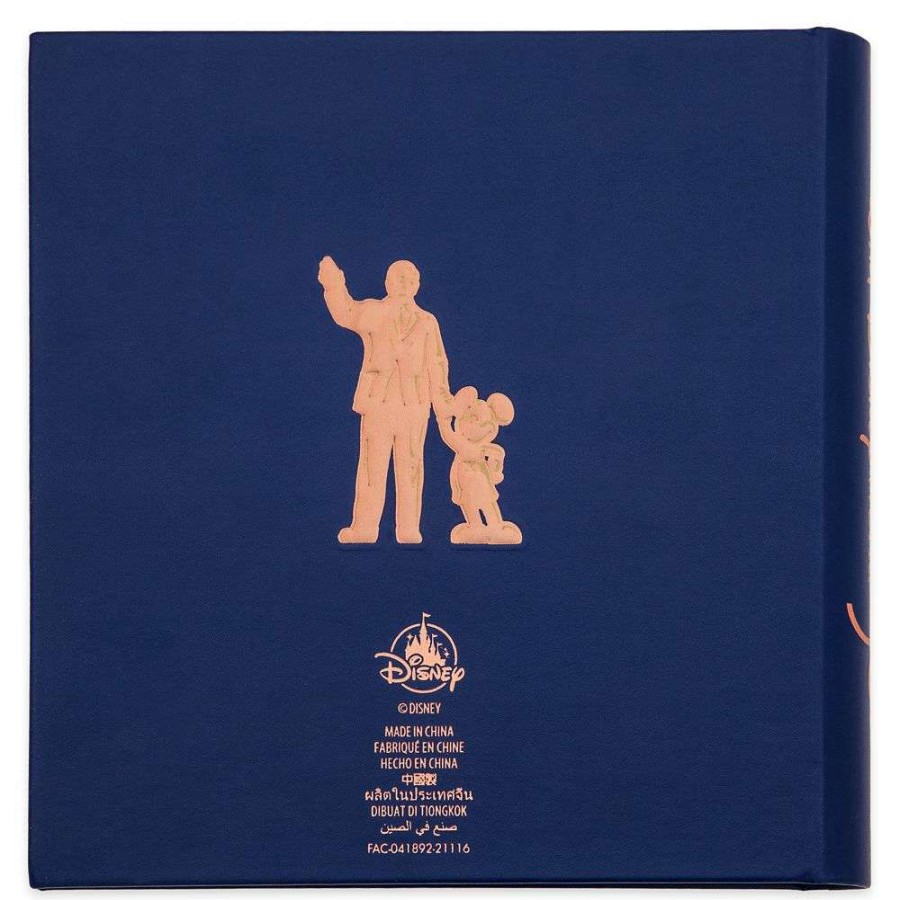 Home & Decor * | Disney Photo Album Walt Disney World 50Th Anniversary Navy Hot Selling