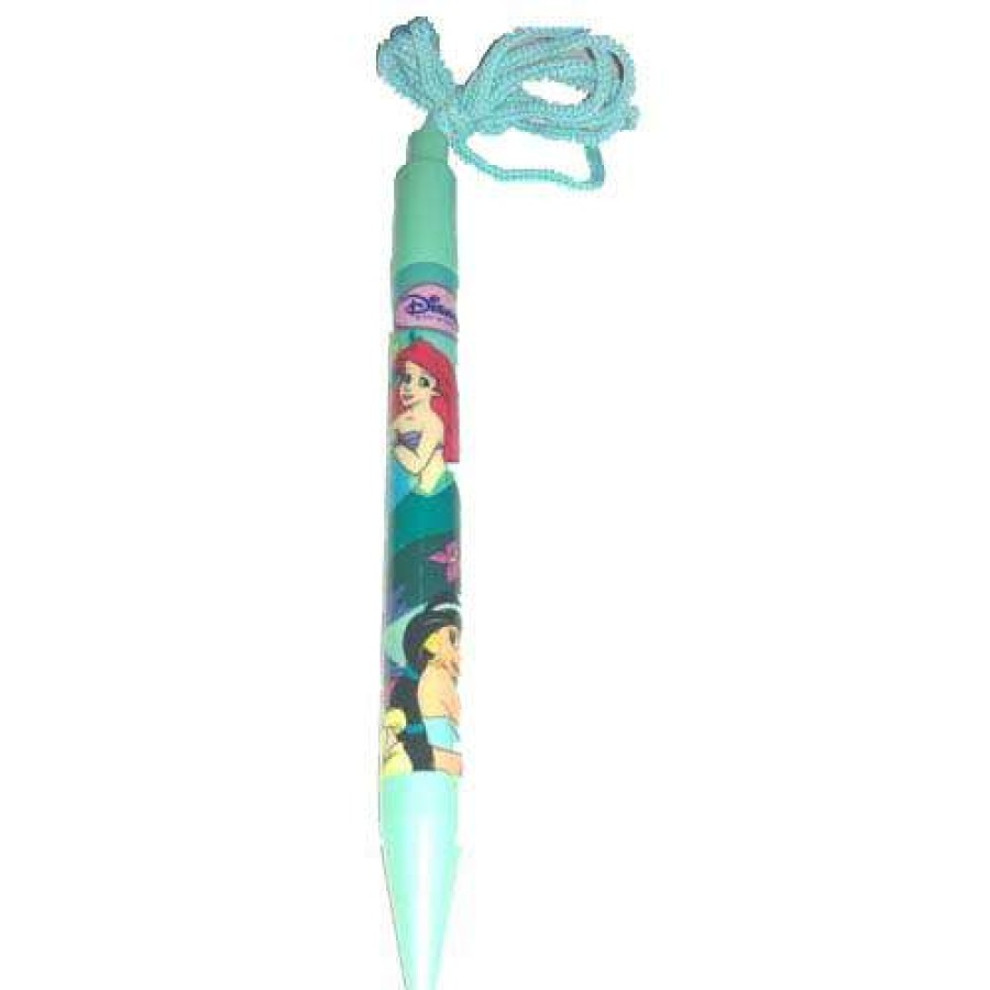 Home & Decor * | Best Sellers Disney Rope Pen Princesses Belle Ariel And Jasmine Teal