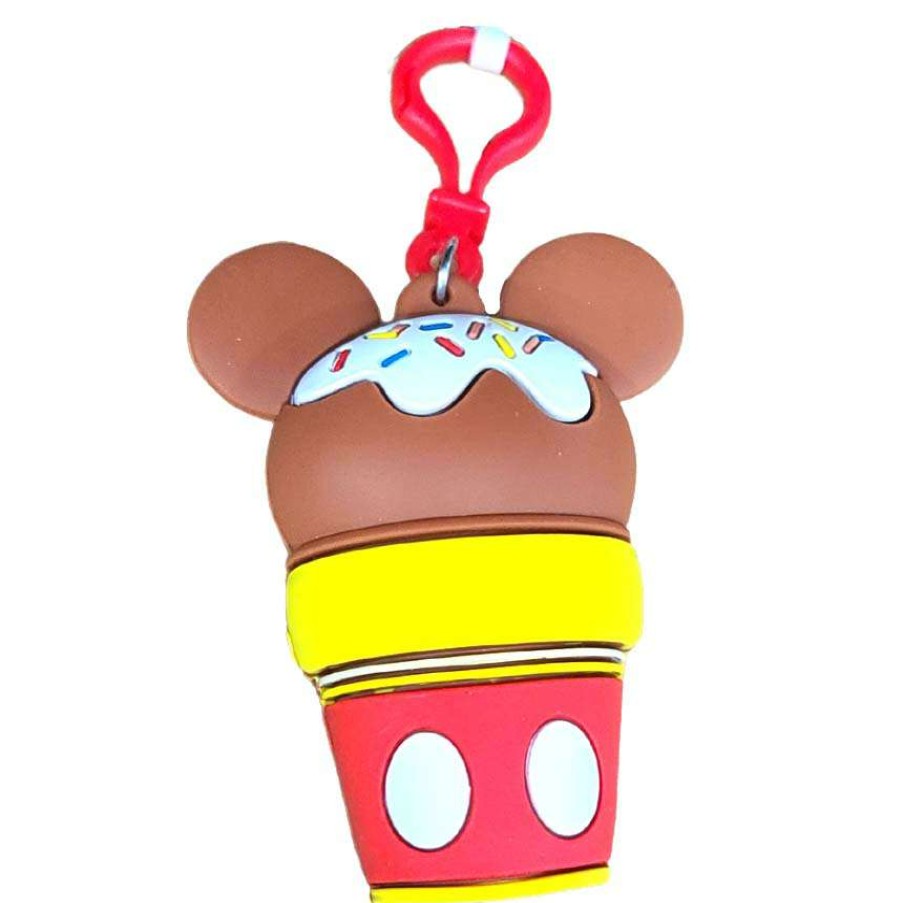 Home & Decor * | Disney Hand Sanitizer Keychain Mickey Mouse Ice Cream Cone Sells Cheap