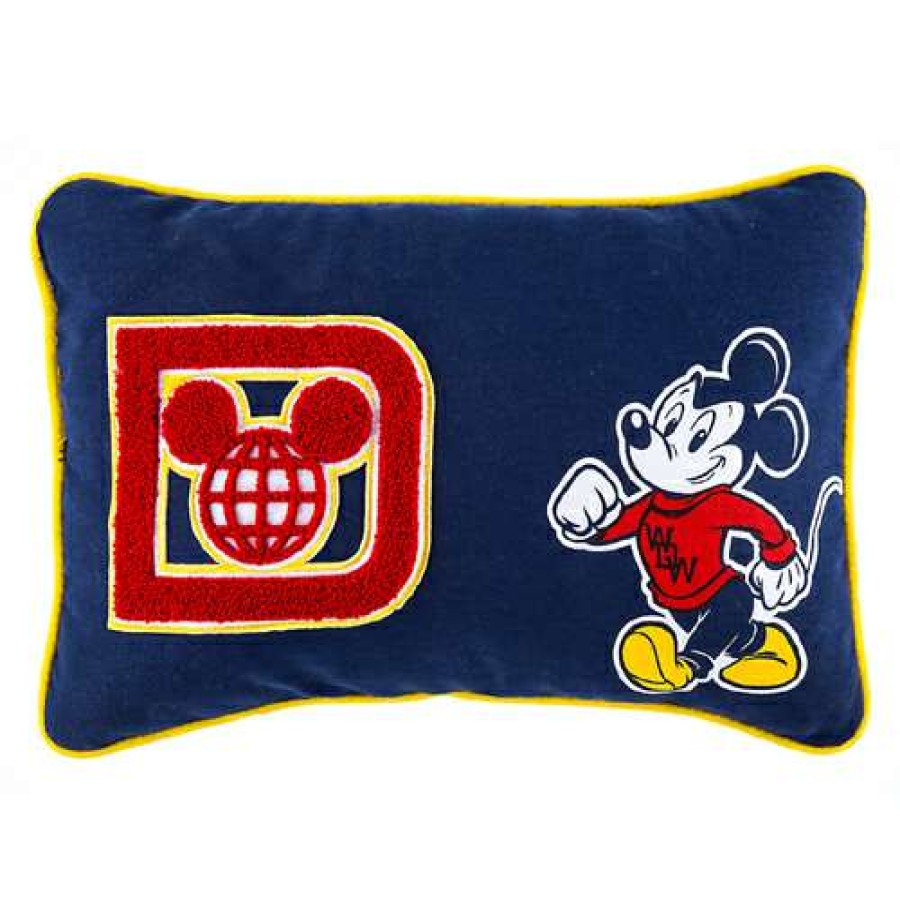 Home & Decor * | Disney Throw Pillow Collegiate Walt World Mickey 71 Pillow Sales