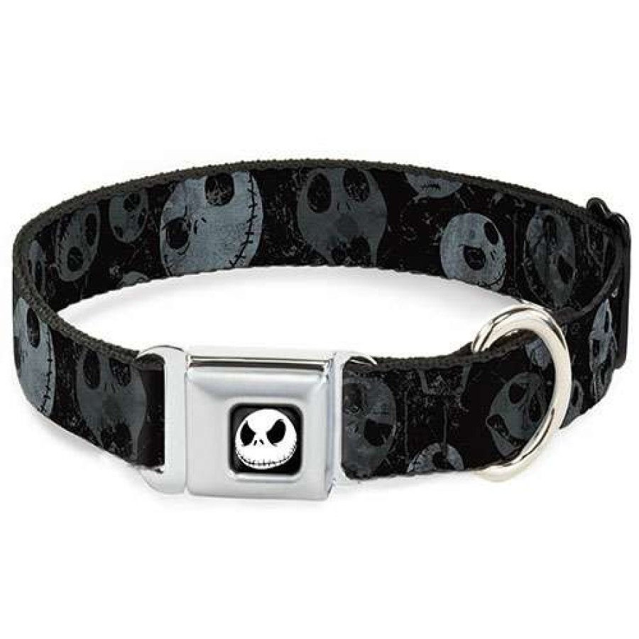 Home & Decor * | With Discount Disney Designer Pet Collar Nbc Jack Skellington Expressions