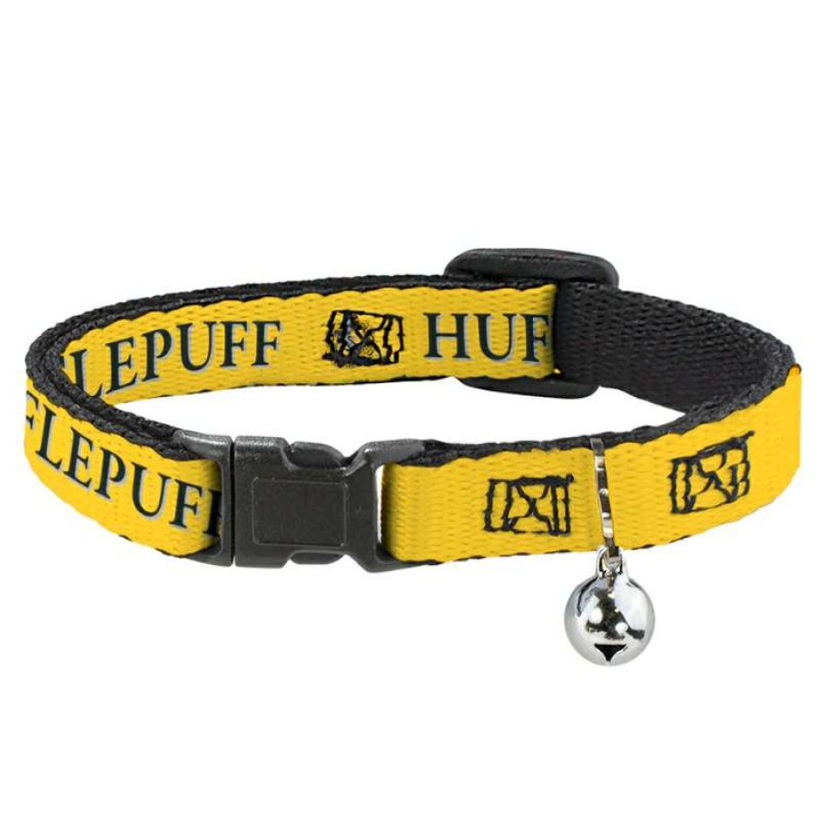 Home & Decor * | Wholesale Disney Designer Cat Collar Harry Potter Hufflepuff Crest Y&B