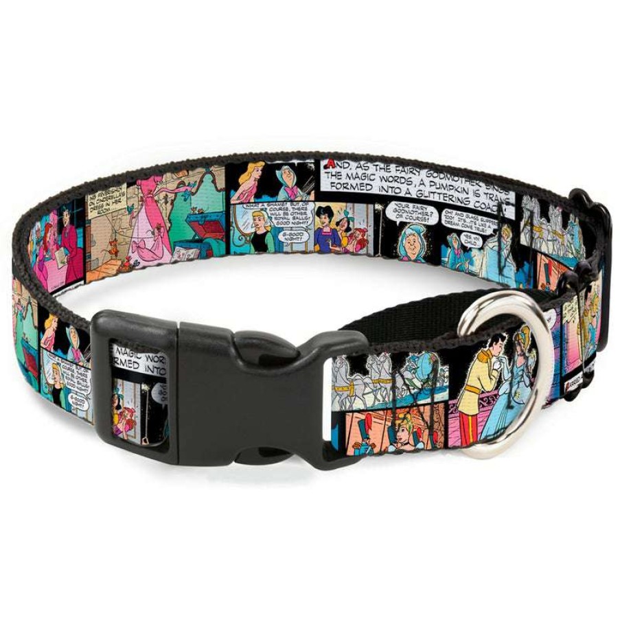 Home & Decor * | Disney Designer Martingale Dog Collar Cinderella Quotes Cheaper