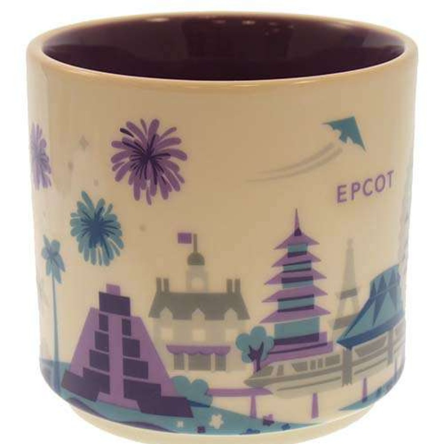 Home & Decor * | Good Quality Disney Coffee Cup Starbucks You Are Here Epcot #2