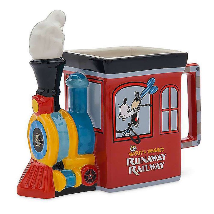 Home & Decor * | Discount Disney Coffee Cup Mickey And Minnie'S Runaway Railway Train