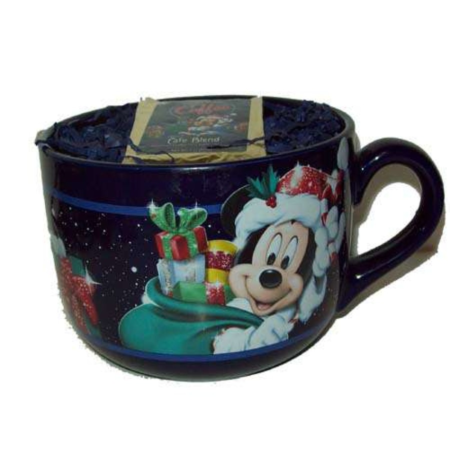 Home & Decor * | Official Disney Coffee Cup Santa Mickey