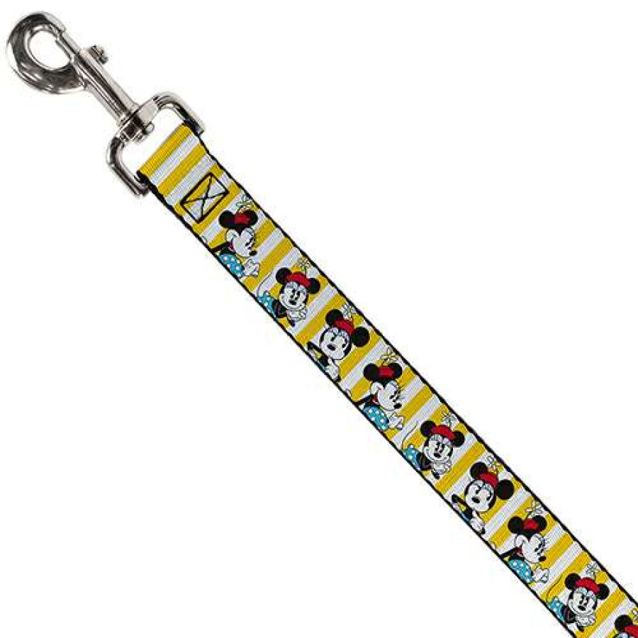 Home & Decor * | Official Disney Designer Pet Leash Classic Minnie Mouse Poses