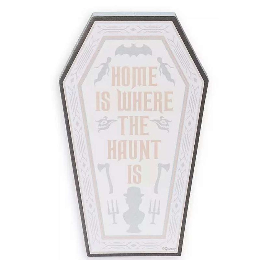 Home & Decor * | Disney Magnetic Notepad The Haunted Mansion Home Is Where The Haunt Is Coffin Good Quality