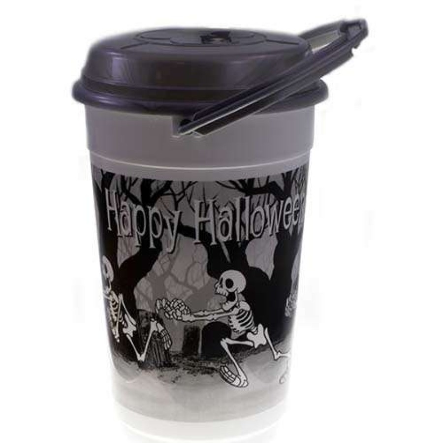 Home & Decor * | Sales Disney Popcorn Bucket Halloween 2014 Mickey Mouse Skeletons