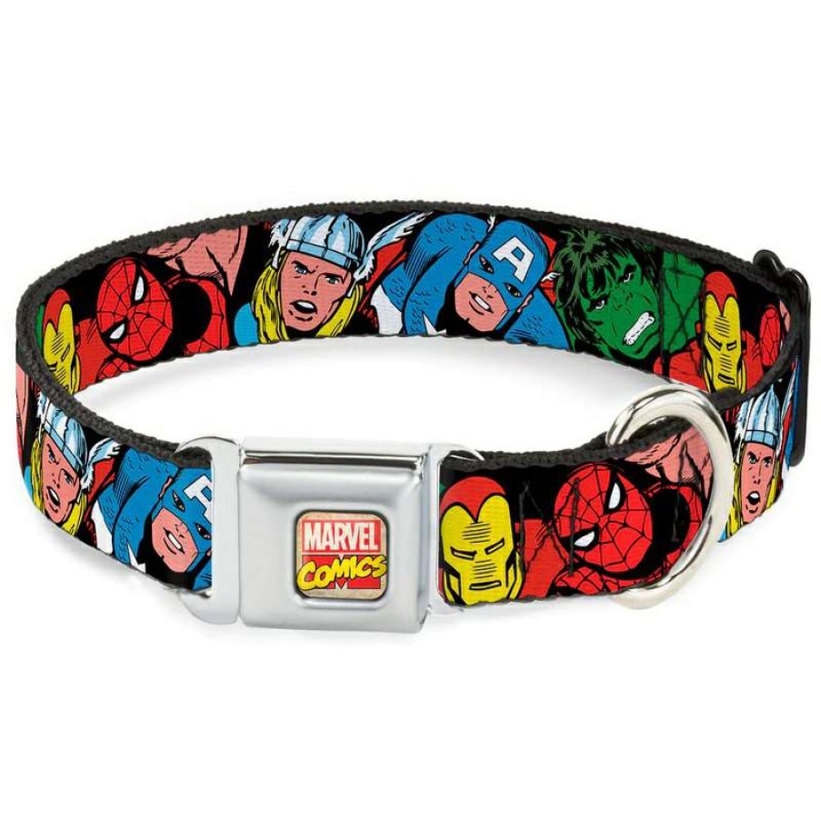 Home & Decor * | Cheap Online Disney Designer Pet Collar Five Superheroes